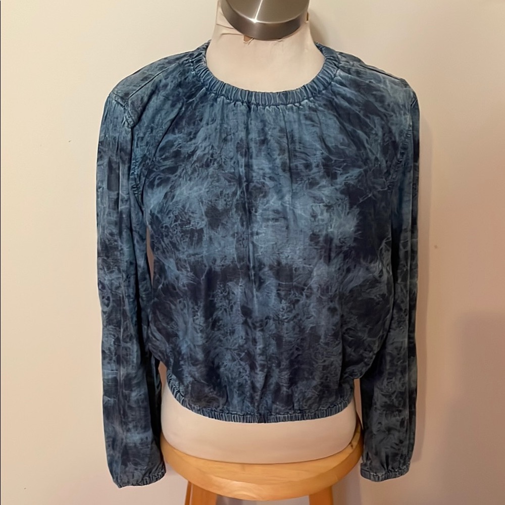 cloth & stone denim top NWT